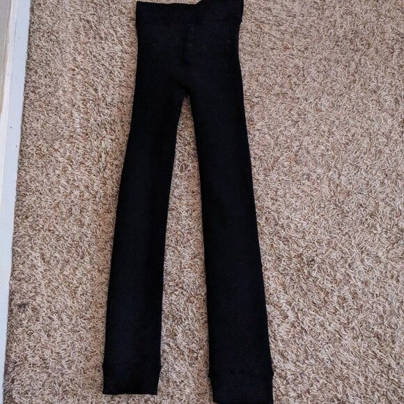 Time & Tru Fleece Lined Leggings Sz S-M - Picture 2 of 4